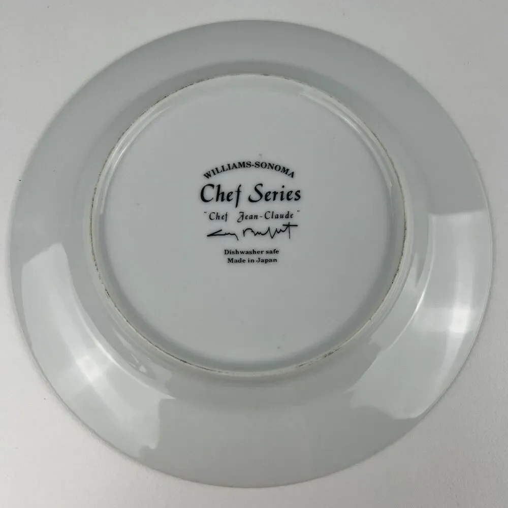 CHEF SERIES Salad Dessert Plate Williams Sonoma Guy Buffet “Jean-Claude”